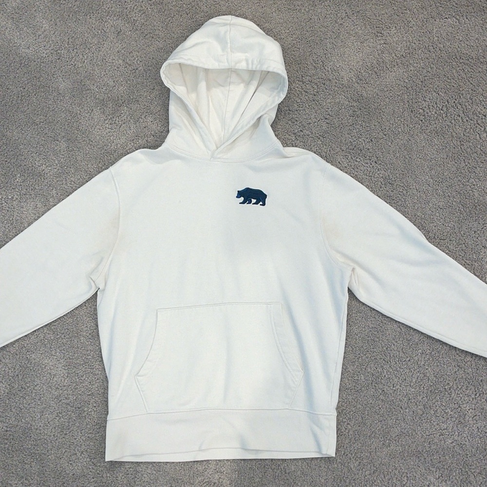 White Old Navy Comfy sweatshirt Warm Winter Hoodie Men’s Small